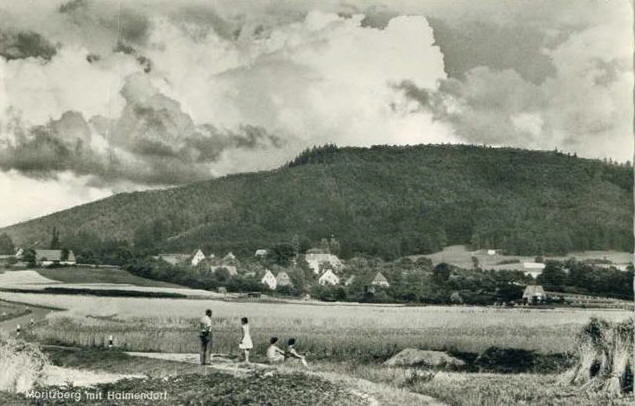 Postkarte von Haimendorf und Moritzberg 1960