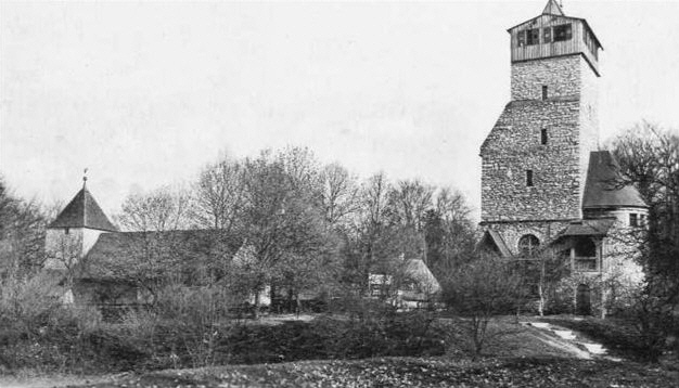 Schwarzweiß-Foto Moritzberg 1946